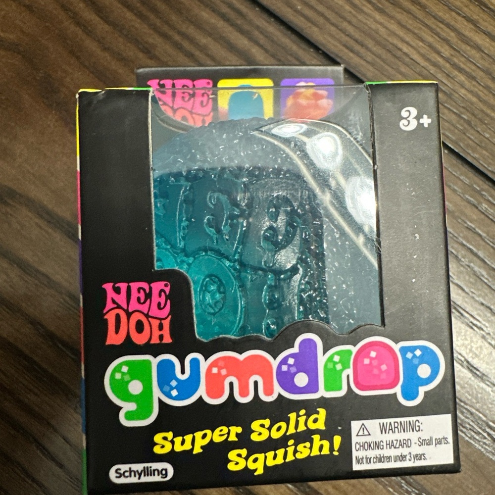 NeeDoh Gumdrop Super Solid Squish - Teal